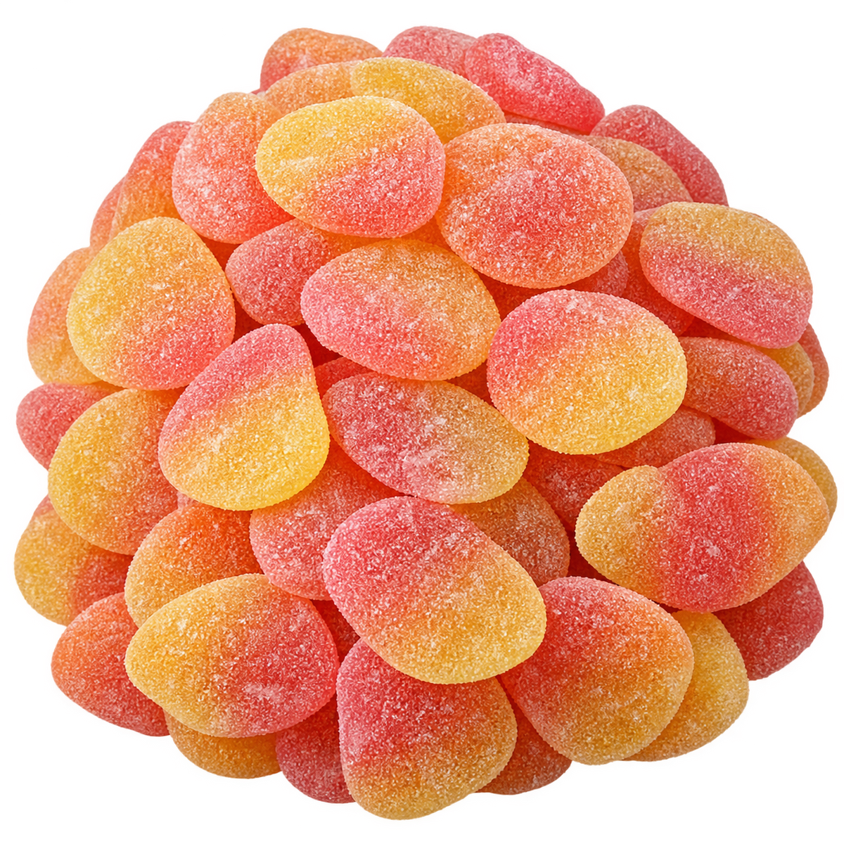 Fizzy peaches